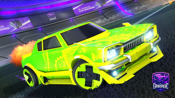 A Rocket League car design from Small_StiicK