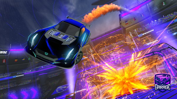 A Rocket League car design from Crashnin_Band
