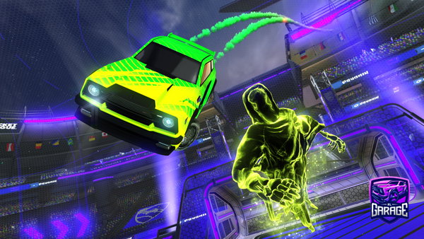 A Rocket League car design from RZXZ