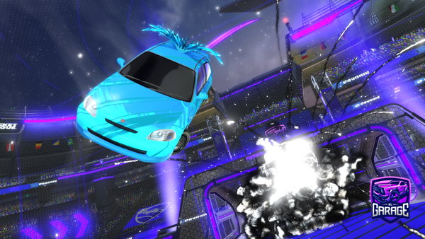 A Rocket League car design from lwhb