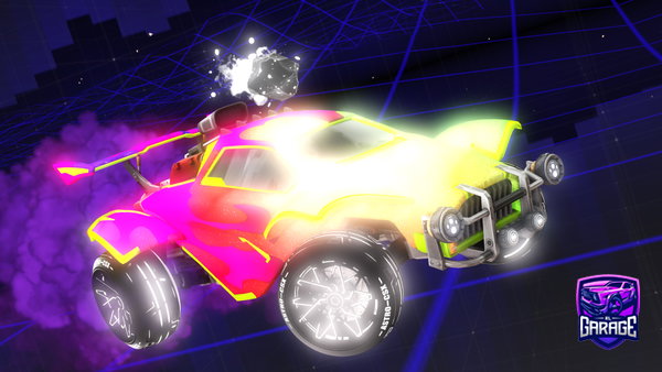 A Rocket League car design from Moochie
