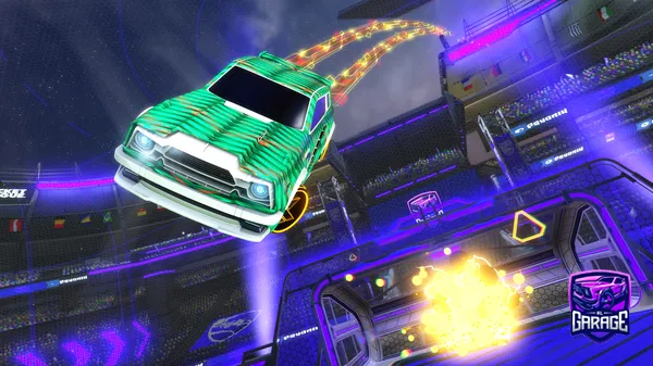 A Rocket League car design from Marcbq22