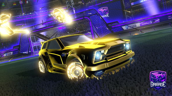 A Rocket League car design from AsphaltSportRL