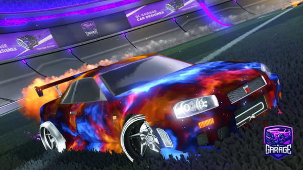 A Rocket League car design from drytw567