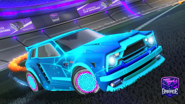 A Rocket League car design from King_Fede