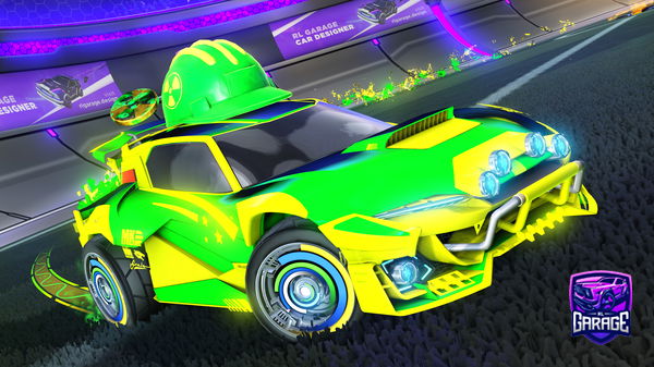 A Rocket League car design from TrulyFakeJake