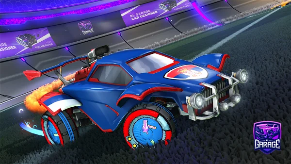 A Rocket League car design from MrgamerFN