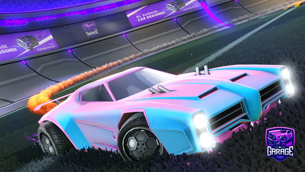 A Rocket League car design from rkle