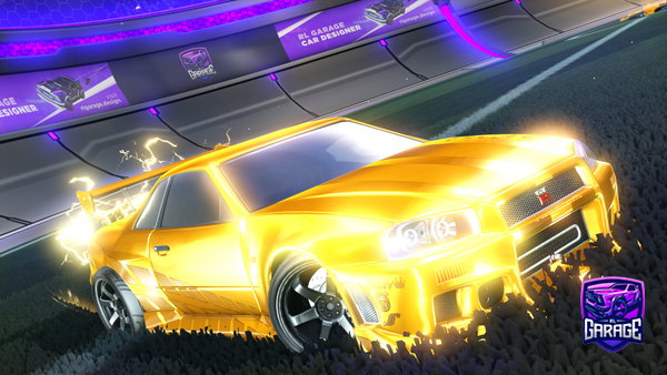 A Rocket League car design from BigCityBaby5499