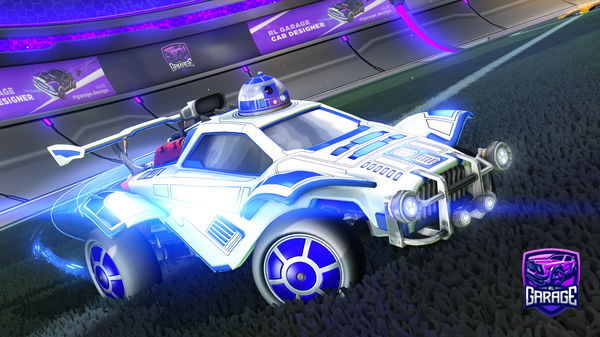 A Rocket League car design from Road_to_black_standard