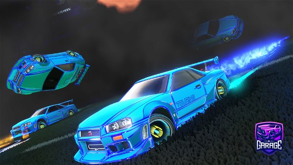 A Rocket League car design from HiLilFoSki