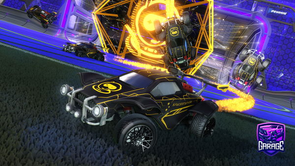 A Rocket League car design from SSGTRAILMIX