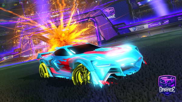 A Rocket League car design from HimHimHim