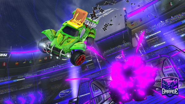 A Rocket League car design from SwinnyKing