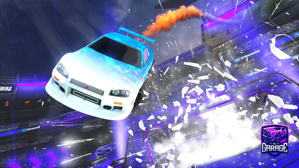 A Rocket League car design from pablo098765