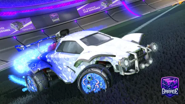 A Rocket League car design from Bikescratch
