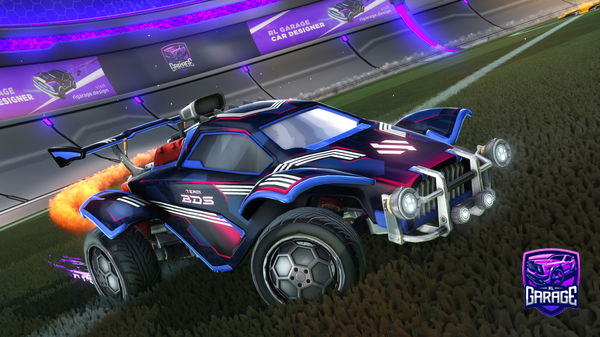 A Rocket League car design from Gupadre