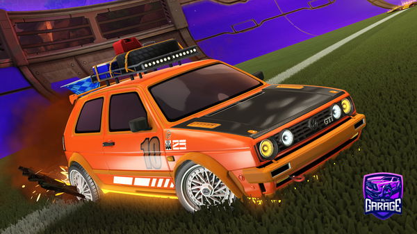 A Rocket League car design from Hybrid8