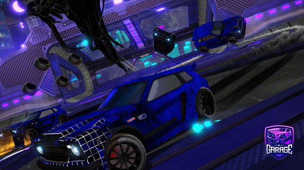 A Rocket League car design from Rockkamsen