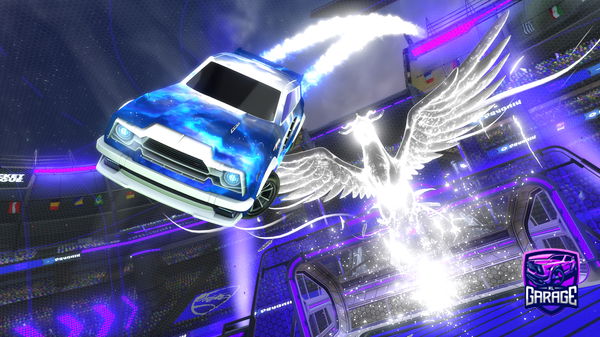A Rocket League car design from LauBW