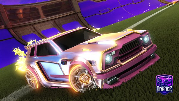 A Rocket League car design from icenberg