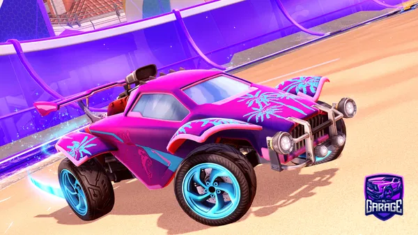 A Rocket League car design from 2K26