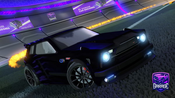 A Rocket League car design from BW1