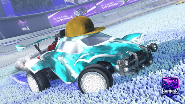 A Rocket League car design from N1TR0T30R0