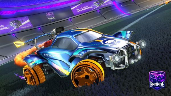 A Rocket League car design from CeasarSalad17