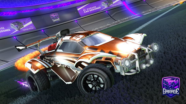 A Rocket League car design from Beanzo57