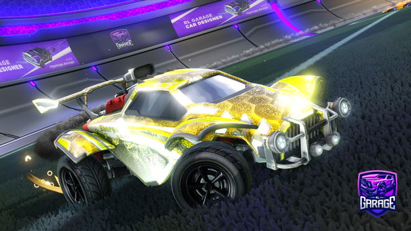 A Rocket League car design from FiftyState