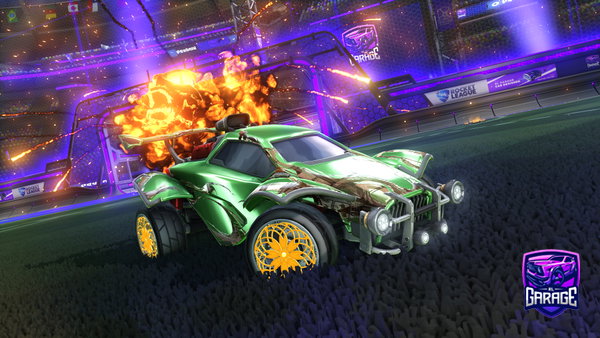 A Rocket League car design from zlawg