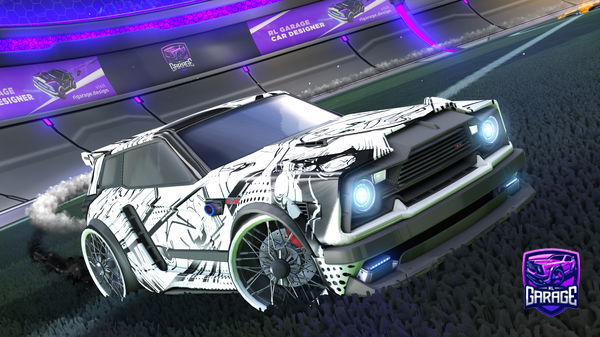 A Rocket League car design from smilingrn