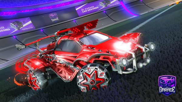 A Rocket League car design from TeamJW