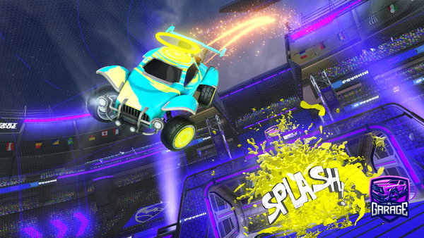 A Rocket League car design from mateo1344