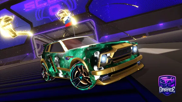 A Rocket League car design from Infuri_yeye