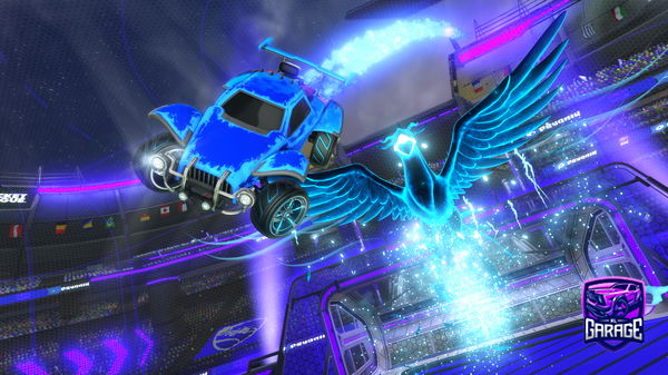 A Rocket League car design from Zestydawn