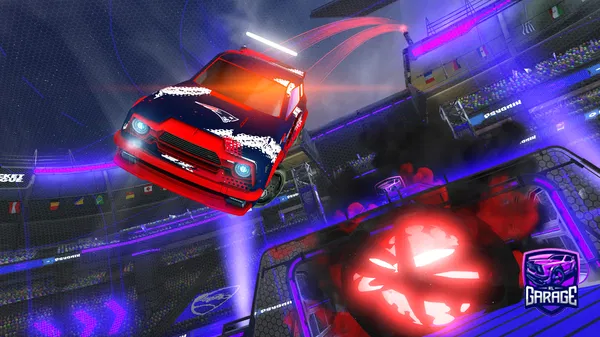 A Rocket League car design from hugzcrii