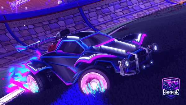 A Rocket League car design from Comicraid