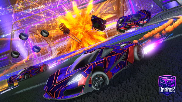 A Rocket League car design from Zenso312