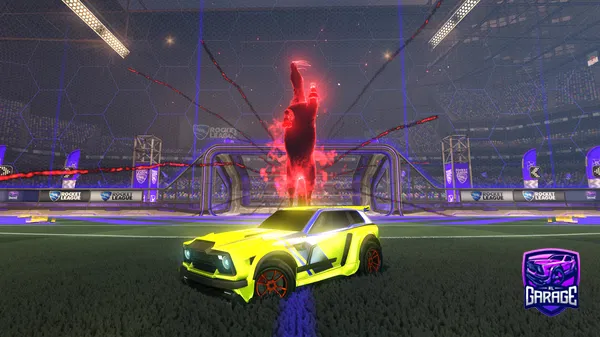 A Rocket League car design from pika1930
