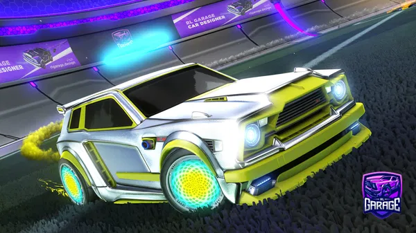 A Rocket League car design from Cheezcurd999