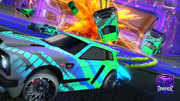 A Rocket League car design from jacobbahnan