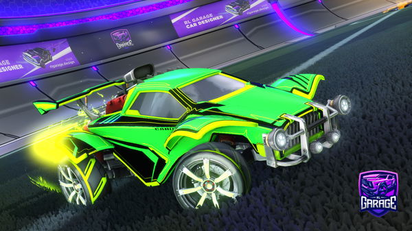 A Rocket League car design from HoopFestBaller30