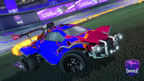 A Rocket League car design from UltraRL_