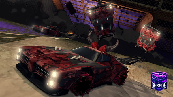 A Rocket League car design from -Goose-