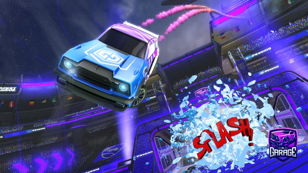 A Rocket League car design from Jittrippinyt