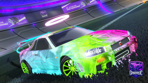 A Rocket League car design from Reecemurton17