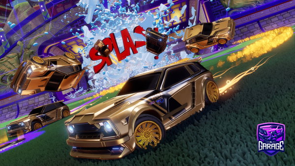 A Rocket League car design from Mathis19607_