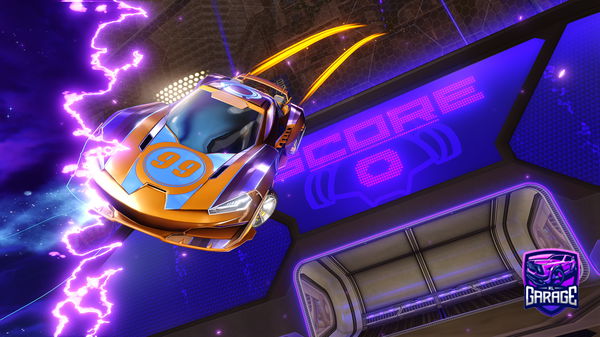 A Rocket League car design from PeanutMonkey46